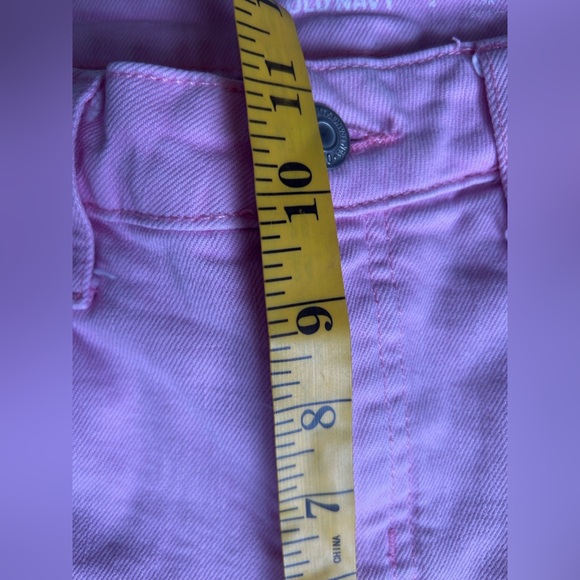 Old Navy Wide Leg High Waisted Pink Denim Jeans size 2 - Picture 6 of 9